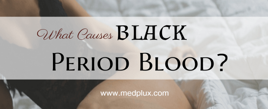 black period blood or discharge
