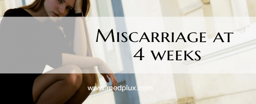 Miscarriage at 4 Weeks; Signs, Symptoms, Causes, Rates, Prevention