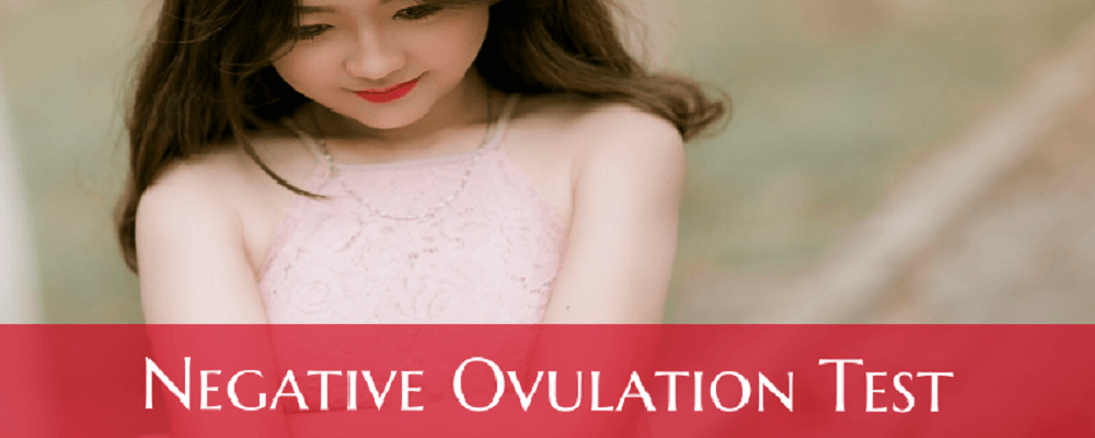 Negative ovulation test